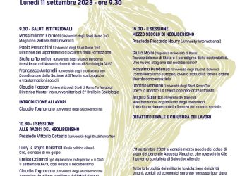 Il golpe in Cile, l’11 settembre e il post Covid. Gli ultimi 50 anni in un grande convegno a Roma Tre