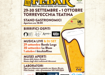 A Torrevecchia Teatina al via Febar 2.0, il festival delle birre artigianali