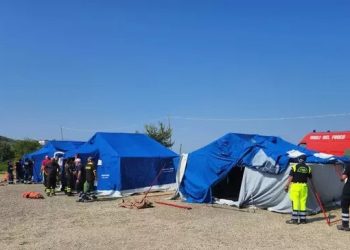 Migranti, tendopoli della Protezione civile a Manoppello: arrivati in 36