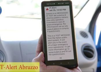 Protezione Civile: oggi in Abruzzo il test IT-Alert (Video)