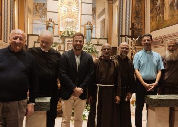 Festa grande al convento dei Cappuccini per il 25esimo anniversario dell’ordinazione di Padre Wilson
