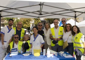 Lions club Vasto Adriatica Vittoria Colonna, ottimo riscontro per lo screening glicemico in fiera