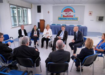 Marsilio e Verì visitano il Centro Adriatico della fondazione Paolo VI