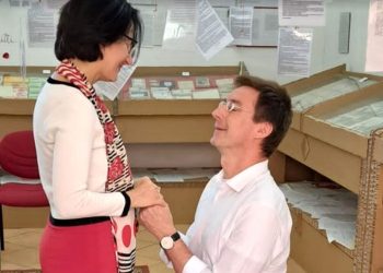 Una proposta di matrimonio al Museo della lettera d’amore: la romantica storia di Michael e Tiziana