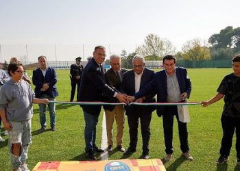 Inaugurato il nuovo manto sintetico del Campo sportivo Mario Rodi a Mosciano Sant’Angelo