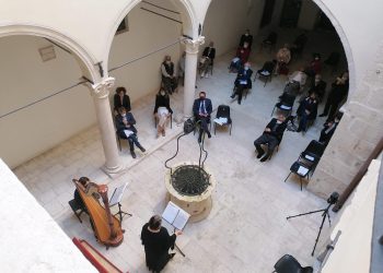 Film Commission, sopralluogo del presidente Marco Marsilio a palazzo Dragonetti