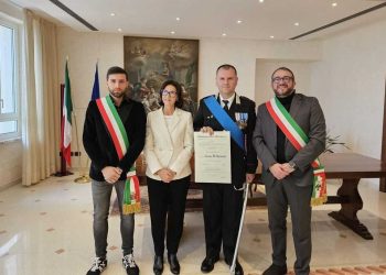 Il Maggiore dei carabinieri Emilio Di Genova insignito dell’onorificenza al Merito della Repubblica Italiana
