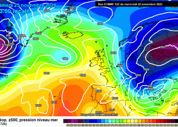 Il meteo in Abruzzo 23 – 29 novembre: correnti fredde da nord Sabato con neve fino a quote medio basse