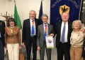 Il governatore Rotary club Gesualdo Angelico in visita all’Aquila