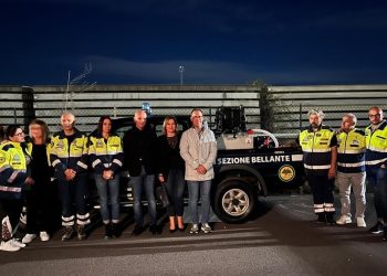 Mezzo antincendio donato alla protezione civile di Bellante: grazie alla Gesan
