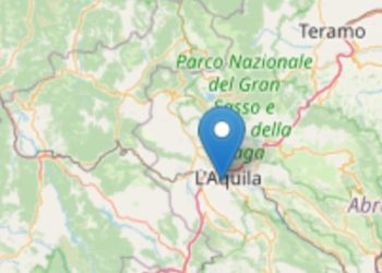 Forte scossa di terremoto all’Aquila: magnitudo 3.6