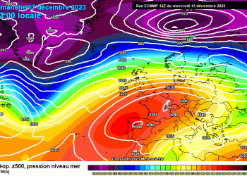 Il meteo in Abruzzo 14 – 20 dicembre: instabilità con qualche nevicata tra venerdì e sabato, anticiclone a seguire