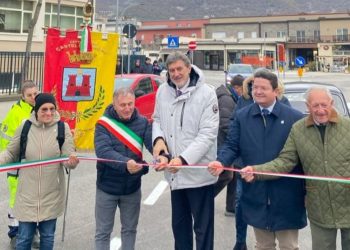 Inaugurata a Castel di Sangro la nuova strada “Variante delle stazioni”, il sindaco Caruso: “Giornata storica”