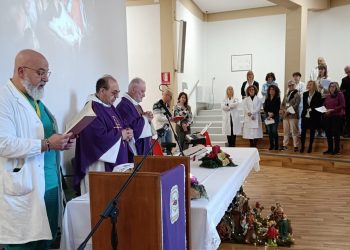 Messa all’ospedale Maria Santissima dello Splendore per gli auguri di Natale