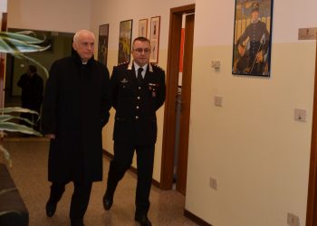 Flavio Ferdani accolto in visita al Comando Provinciale dei Carabinieri