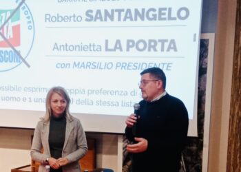 I candidati di Forza Italia La Porta e Santangelo incontrano i cittadini