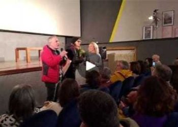 Paola Cortellesi a Pescasseroli presenta il suo film “C’è ancora domani” (video)