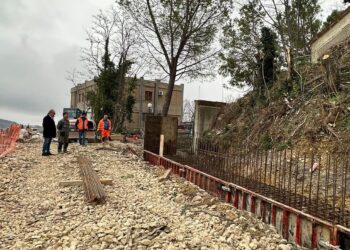 Manoppello, in centro storico proseguono i lavori di messa in sicurezza