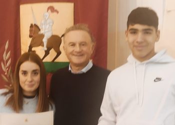 Campionato Nazionale di Beach tennis, Michele Posterino e Martina De Carlo ricevuti in Municipio