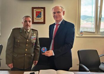 Il Questore di Chieti Aurelio Montaruli in visita alla caserma Campomizzi