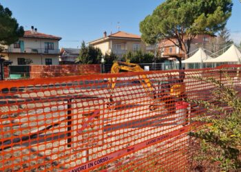 Iniziati a Colleranesco i lavori di rifacimento della piazzetta