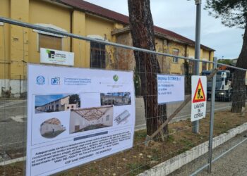 Avviato il cantiere per la riqualificazione della palestra dei Vigili del Fuoco di Teramo