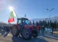 Protesta dei trattori, corteo per le strade del centro all’Aquila