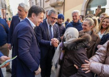 Giuseppe Conte a Pescara a sostegno del candidato governatore Luciano D’Amico