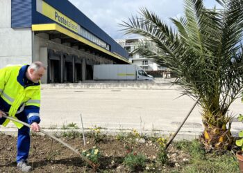 Poste italiane, nel centro operativo di Pescara un giardino contro la violenza sulle donne