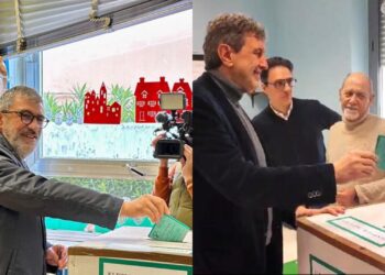 Regionali Abruzzo, i candidati presidenti alle urne: Marsilio a Chieti, D’Amico a Pescara