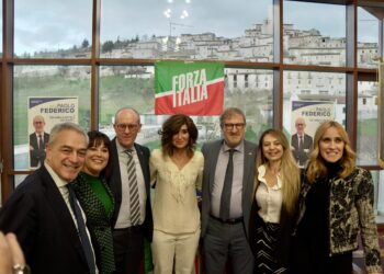 Ministra Bernini a Navelli per Paolo Federico: “Forza Italia sceglie la competenza”