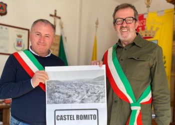 Da Castro Romito a Castel di Sangro: visita dell’attore Sergio Meogrossi al sindaco Angelo Caruso