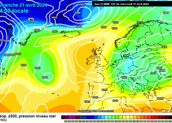Il meteo in Abruzzo 18 – 24 aprile: settimana con tempo orientato sull’instabilità, con piogge ed anche nevicate sui rilievi