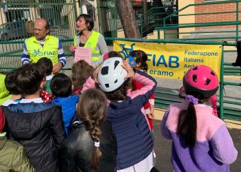 Tuttinbici, bimbi a scuola in bicicletta con Fiab ad Alba Adriatica