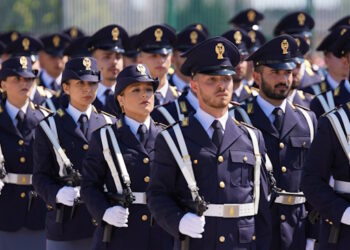 Celebrazione del 172esimo anniversario della fondazione della Polizia di Stato