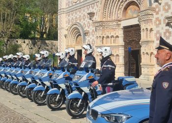 Ultima tappa del Giro d’Abruzzo “scortato” dalla polizia di Stato, parola d’ordine: sicurezza