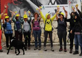 Il Cammino dei Briganti diventa inclusivo, partiti un gruppo di ciechi e ipovedenti arrivati da tutta Italia ed Europa