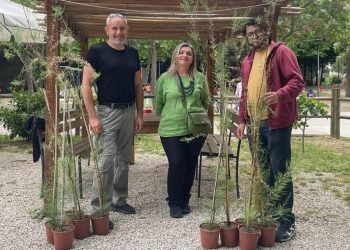 Il Conalpa dona 10 giovani alberi di Tamerice al Parco della Libertà di Montesilvano