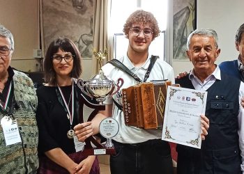 A 17 anni è il miglior concorrente di sezione organetto, grande traguardo per l’abruzzese Nicolò Di Mattia