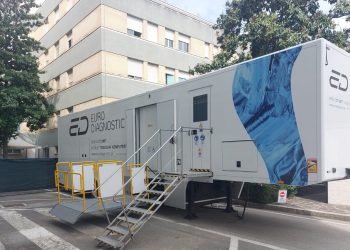 Lavori per la nuova Tac a Sant’ Omero, installato apparecchio mobile