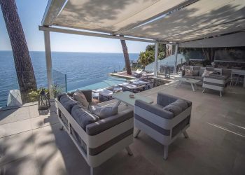 Pavimenti esterni con la pietra naturale, dalla villa alla piscina al giardino