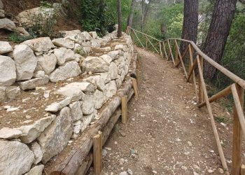 Sentiero Cisterna a Bolognano, conclusi i lavori: a breve la riapertura