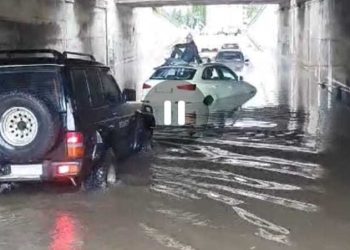 Avezzano sommersa dall’acqua, un altro spettacolare salvataggio nel sottopasso di San Rocco (VIDEO)