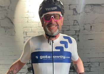 Gianluca Santacatterina pedala per la prevenzione cardiaca: 550 chilometri da Schio a Fossacesia