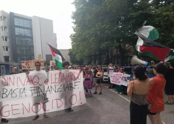 All’Aquila il corteo pro Palestina nelle vie del centro storico