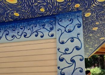 Un cielo stellato per la riqualificazione del chiosco Equilibri, nella villa comunale di San Salvo