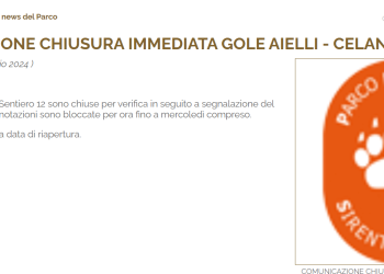 Caduta massi alle Gole di Aielli Celano, predisposta la chiusura in attesa delle verifiche dei tecnici
