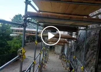 Il Santuario della Santissima Trinità riapre ai fedeli, le straordinarie immagini del percorso messo in sicurezza (video)