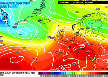 Il meteo in Abruzzo 8 – 15 agosto: temperature verso un aumento, anche se dei rovesci non saranno da escludere ogni tanto