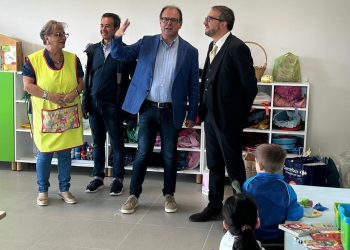 Nuovo anno scolastico: il sindaco Biondi in visita alla scuola dell’infanzia Pettino-Vetoio